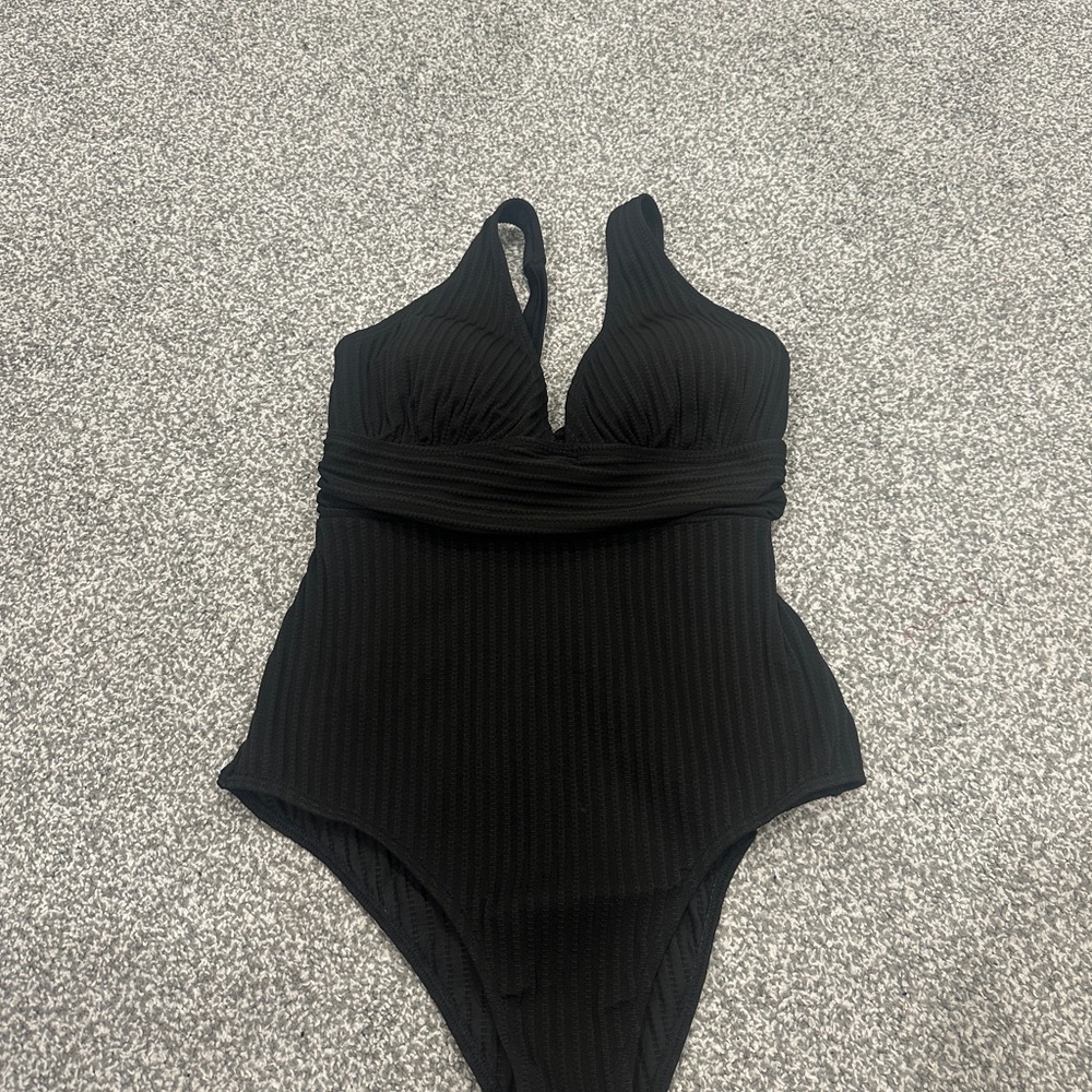 Kids Black One Piece Swimsuit